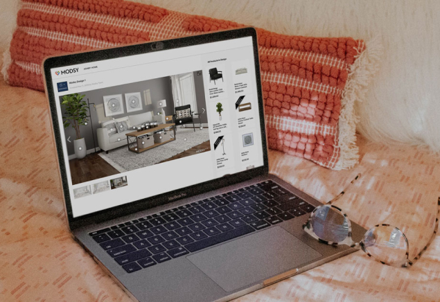 Modsy | All Online - Laptop and glasses