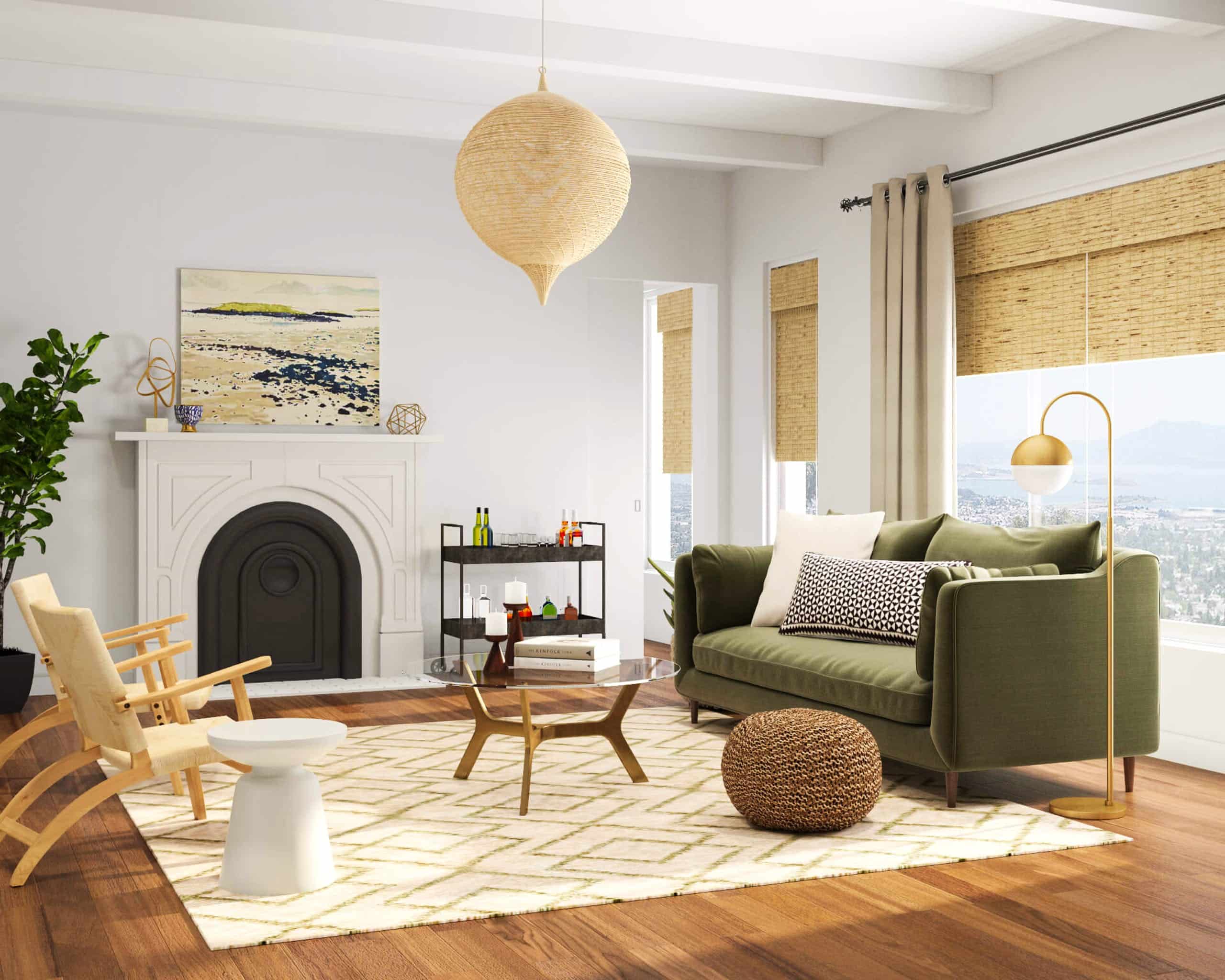 Online Interior Design with Modsy Living Rooms, Dining Rooms